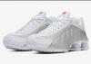 Nike Shox R4 Silver White