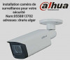 Installation camera de surveillance 