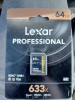 Lexar 64GB Professional SD 633x + SanDisk 64GB Ultra SDXC UHS-I