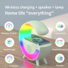 Chargeur sans fil LED, veilleuse intelligente, Bluetooth 5.2