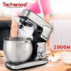 TECHWOOD Robot Pétrin Professionel 12L 2000W 