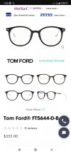 Lunettes tom Ford original 