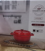 COCOTTE RONDE EN FONTE SMARTCOOK 28CM 6.8 litres  Promotion  - Disponible en rouge