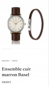 Montre Suisse pour homme "Philippe Blanc"