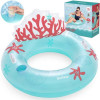 Bestway 43730 blue inflatable ring with backrest coral reef