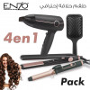 PACK Original Enzo Professional kit 4en1 ( Séchoir + Brosse chaufante +Lisseur + Boucleur ) EN-6302