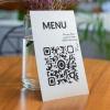 Menu électronique pour restaurant accessible avec un QR code 