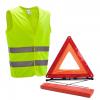 Kit de Sécurité Triangle Et Gilet De Signalisation De Secours