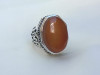  Bague homme agate grande taille خاتم رجال عقيق يمني حر حجم كبير