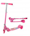 Trottinette pliable avec roues lumineuses pour fille