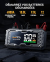 Booster Batterie Voiture 4000A 21800mAh, Portable Jump Starter