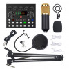 Kits de Microphone BM800 avec Carte Son en Direct, Bras de Suspension en Ciseaux, Support Antichoc