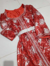 Caftan rouge casi neuf sans ceinture 