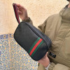 pack 3 pieces cabas sac a dos pochette en tissue impermeable de gucci 