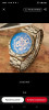 Montre haut gamme pour homme marque GORBEN MONTRE BRACELET STEAMPUNK PLAQUÉ OR