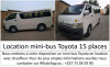 Location mini-bus Toyota 15 places