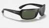 Lunettes de soleil Ray-Ban RB4075 601/58 noir/vert foncé polarisé