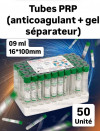 Tube Prp 09ml + Anticoagulant + Gel Séparateur. Livraison 58 wilaya.