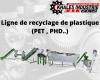 Fournisseur d'Une ligne de recyclage de plastique (PET PHD .... ).