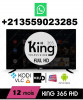 Abonnement KING365TV 12 mois - Meilleur IPTV en France et en Algérie