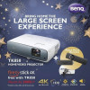   BenQ TK850i  4K HDR PRO, 3000 ANSI lumens, Android TV, Google Play, Résolution 3840 x 2160   