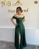 Robe soirée verte 