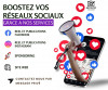 Gestion des réseaux sociaux facebook et instagram et tiktok