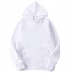 Hoodie blanc oversize coton 100%