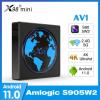 TV Box X98 Mini 4K HDR Amlogic S905W2 Android 11.0 Dual WiFi+1000M 2GB/16GB AV1 + 12MOIS IPTV