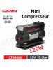 Mini compresseur CROWN 6.89 bar 12v/120w 