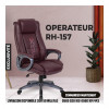 CHAISE OPÉRATEUR - MODERNE - CUIR SYNTHETIQUE - RH-157