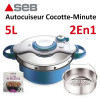 Autocuiseur Cocotte-Minute 2en1 5L Tous-Feux Seb ClipsoMinut P4705100