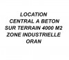 Location central à béton 