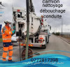 Camion hydrocureur pompage débouchage