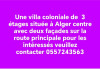 Vente Villa Alger Alger centre