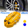 Lot de 2 caches étriers de frein de voiture durables 3D 25cm