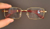 Lunette Cartier en bois 