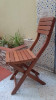 Chaises Scandinaves pliables pour jardin/terrasse d'origine Danemark 