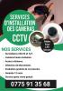 Installation des systèmes de caméras de surveillance cctv