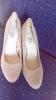 Chaussure a talon en daim beige 