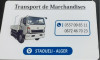 Camion de Transport des marchandises et déménagemen