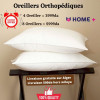 oreiller orthopédique en fibre silicone quantité disponible pour gros et détails  