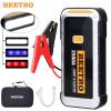 Booster de batterie 2500A Power Bank 25800mAh avec torche et pochette 