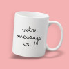 Impression sur mug 