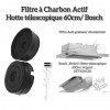 Filtre à Charbon Actif/ Hotte télescopique bosch/ dft63ac50 