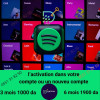 Spotify Premium dans votre compte 