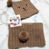 Bonnets+châle en crochets travail à main