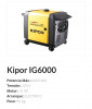 groupe electrogene kipor ig6000 