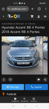 Hyundai Accent RB  4 portes 2018 Accent RB  4 portes