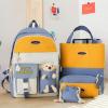 Previous Next Sac À Dos Scolaire Hello Guiyu Fashion 4pcs en toile pour Adolescents Et Filles